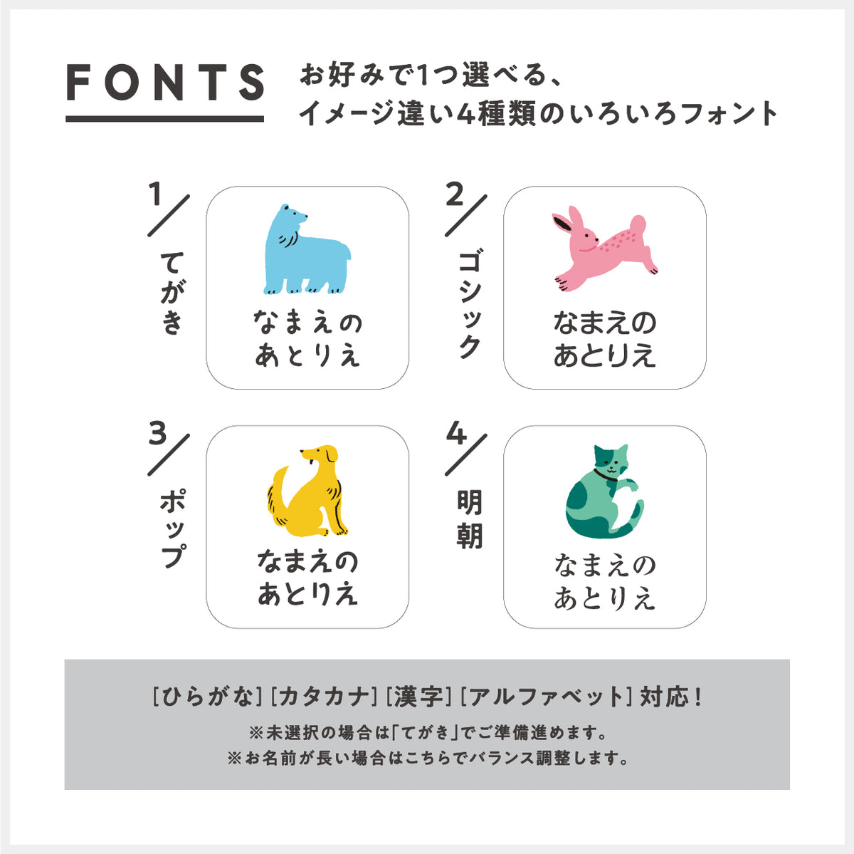 お名前シールブック【パン屋さん】